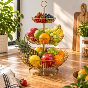 Corbeille à Fruits à Etage à Suspension