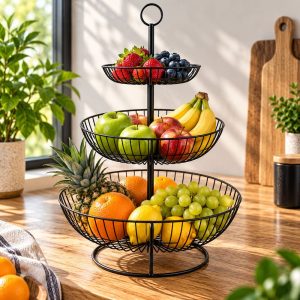 Corbeille à Fruits à Etages Design