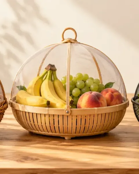 Corbeilles à Fruits à Couvercle Anti-Insectes
