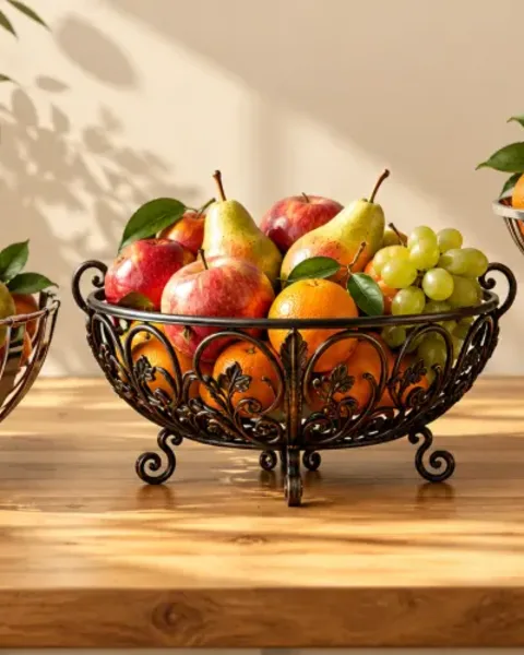 Corbeilles à Fruits en Métal