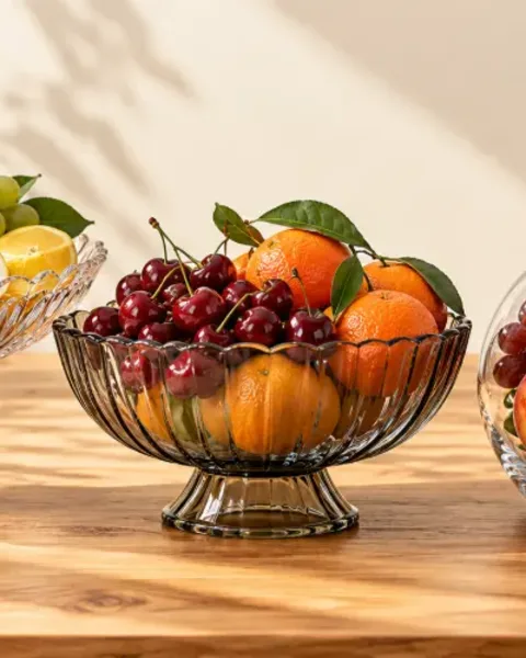 Corbeilles à Fruits en Verre
